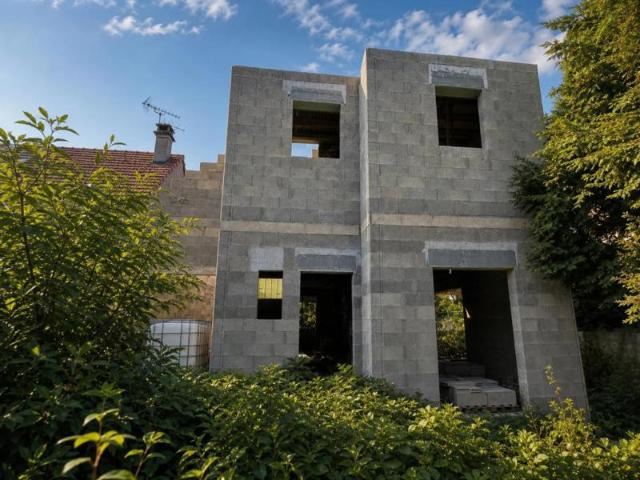 Antony – Quartier des Rabats – Maison à terminer avec gros œuvre
