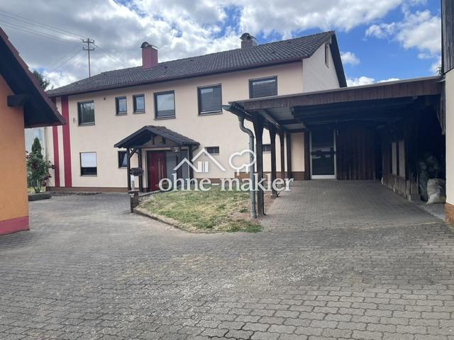 Anwesen mit Einfamilienhaus inkl. ELW & zweitem Wohnhaus, Garagen, Carport, Scheune & Werkstatt