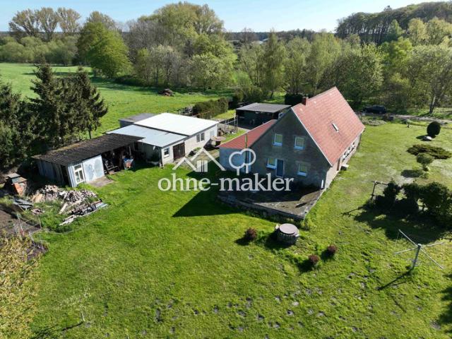 Anwesen nahe Usedom mit 6.840 m², Werkstatt, Wirtschaftsgebäuden & Entwicklungspotenzial