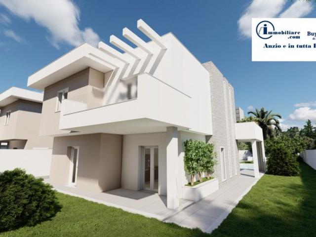 ANZIO – VILLE BIFAMILIARI DI NUOVA COSTRUZIONE CON AMPIO GIA. 130m² Anzio