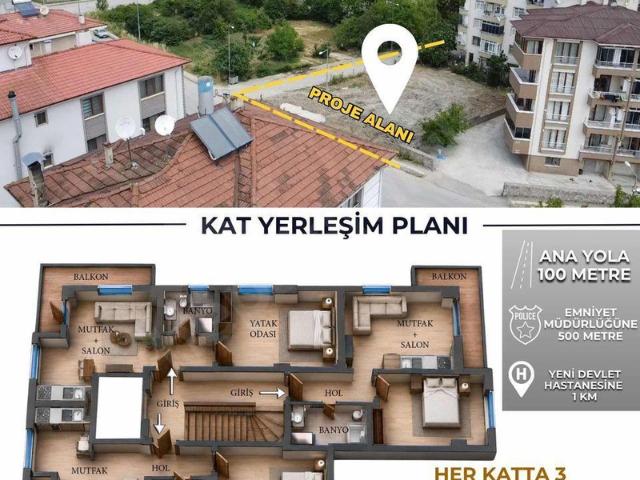 AS EMLAK'TAN ÇATMACA OPET ARKASI 62 M2 GENİŞ 1+1 LÜKS DAİRELER