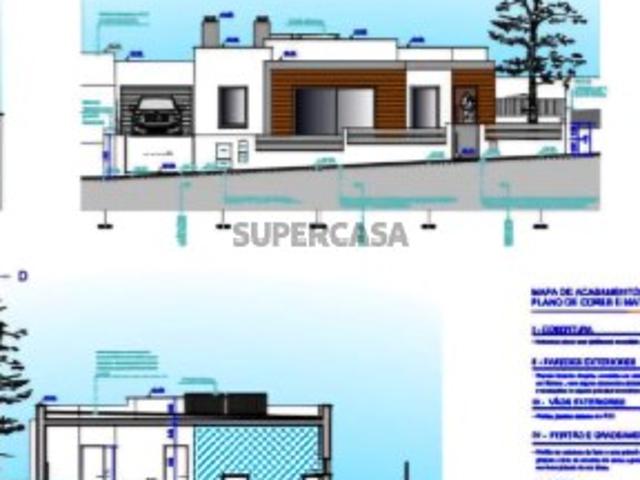 Moradia de luxo térrea T4 com piscina com cascata, e garagem
