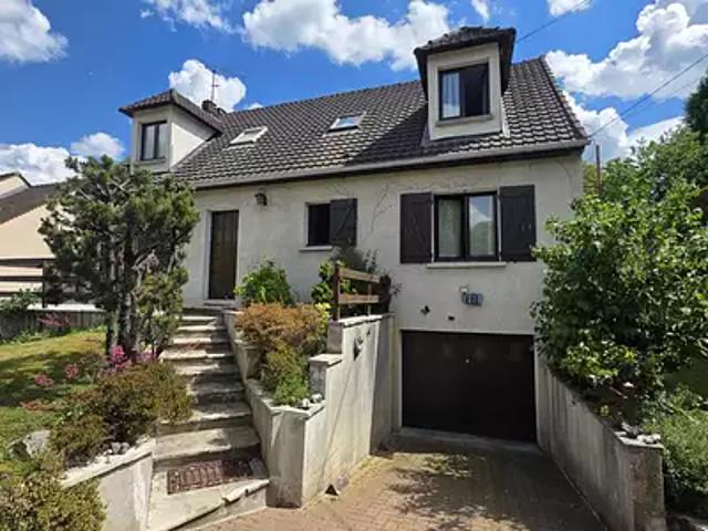Asnières sur Oise 95270 Achat / Vente maison 6 pièces t6 au dernier étage cave