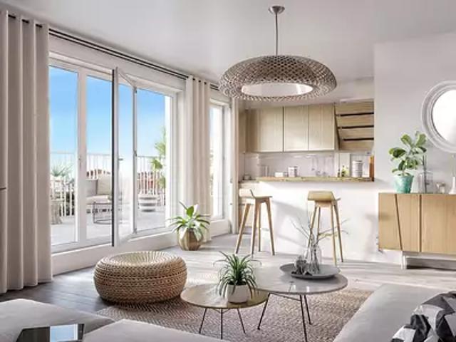 Asnières sur Seine 92600 Programme neuf appartement neuf à vendre t3 LMNP TVA 5,5%