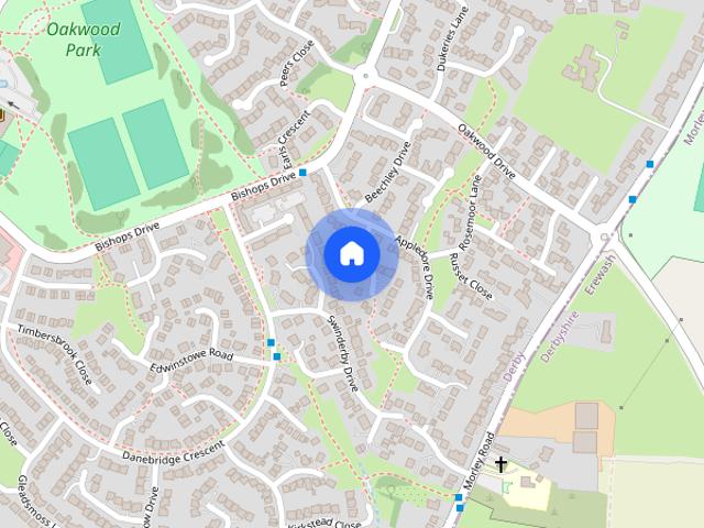 Ashcombe Gardens, Oakwood