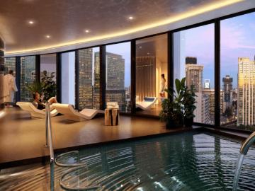 Aspen, 50 Marsh Wall, Canary Wharf. 1 bed apartment to rent £3,150 pcm £727 pw