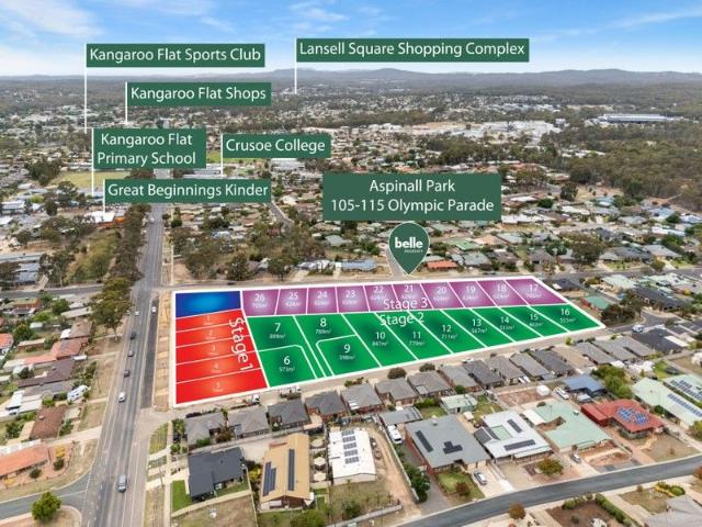 Aspinall Park LAND RELEASE Build your future in Kangaroo Flat
