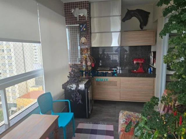AP0375 EXCELENTE APARTAMENTO ALTO PADRÃO COM VARANDA GOURMET E 03 SUITES EM CONDOMÍNIO CLUBE AU