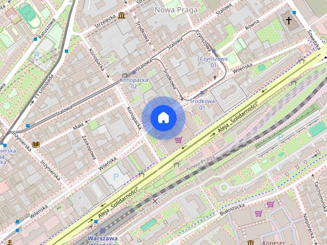 Apart 53m2, 3 pok, garaż, balkon 6m2 Nowa Praga Pn