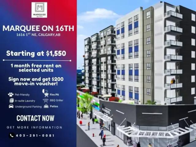 Apartment 1 Bedroom For Rent Calgary AB 1550 ES104401119