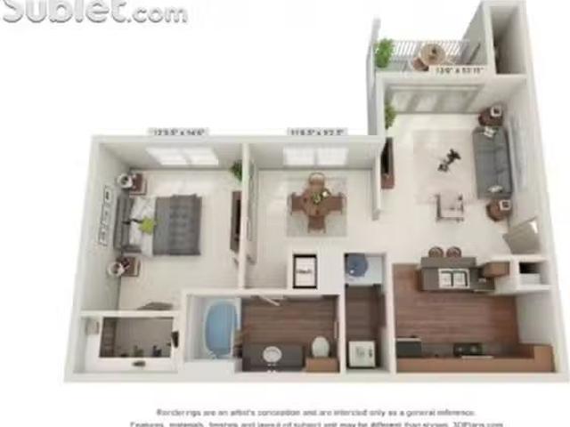 Apartment 1 bedrooms in Hendersonville
