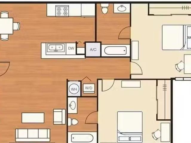 Apartment 1 bedrooms in Monroe Bloomington