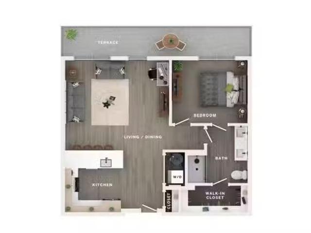 Apartment 1 bedrooms in Shadyside