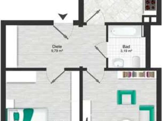 Apartment close to city center