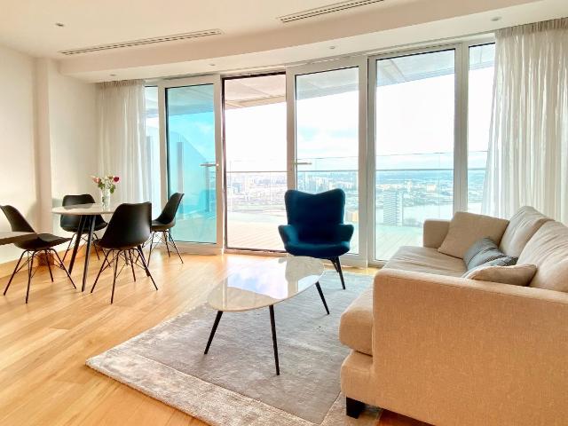 Apartment, Arena Tower, Crossharbour Plaza, London E14, 2 bed flat to rent, £3,600 pcm | PrimeLocation