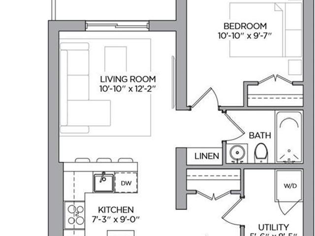 apartment at 107 ROGER Street Unit# 610