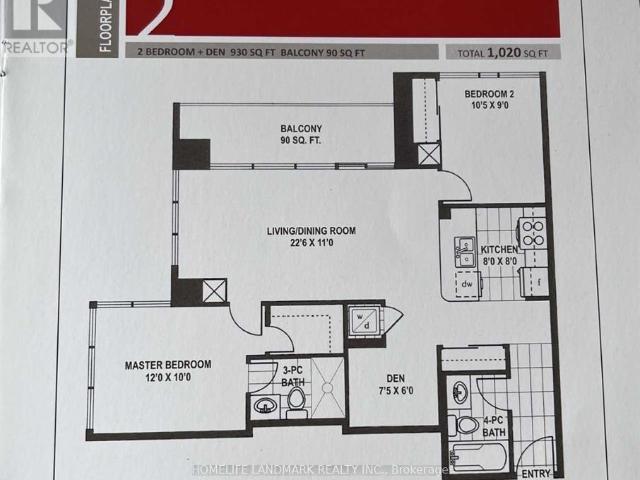 apartment at 1002 4070 CONFEDERATION PARKWAY, Mississauga, Ontario, L5B0E9