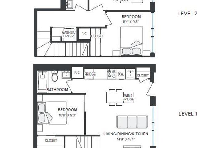apartment at 103 – 100 MILL STREET