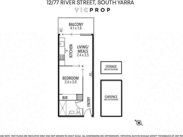Apartment at 12/77 River Street, SOUTH YARRA, Australia