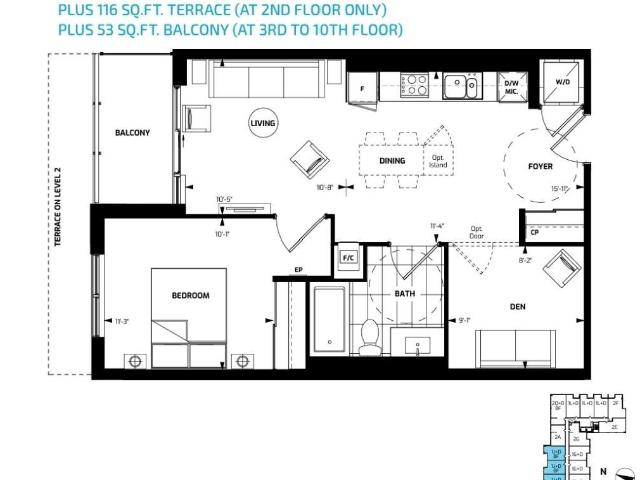 apartment at 316 38 WATER WALK DRIVE, Markham, Ontario, L3R6M8