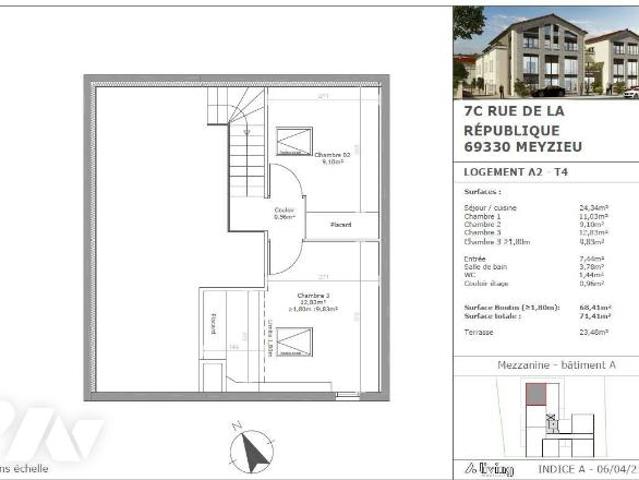 Apartment at 69 Meyzieu, MEYZIEU, 69330, France