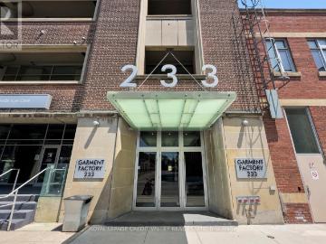 apartment at 816 233 CARLAW AVENUE, Toronto, Ontario, M4M3N6