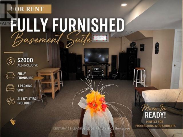 apartment at BSMT 1385 DANIEL CREEK ROAD, Mississauga, Ontario, L5V1V3