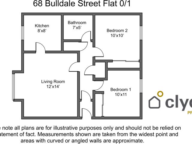 Apartment at Bulldale Street, Glasgow