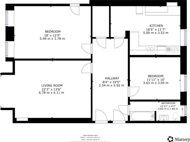 Apartment at Greenock Road, Paisley