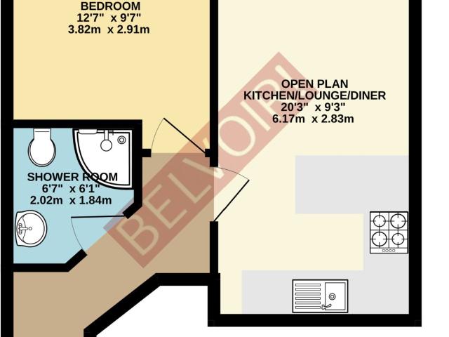 Apartment at Kingsway, Bedford