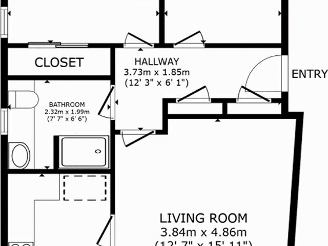 Apartment at Jedburgh Place, Perth