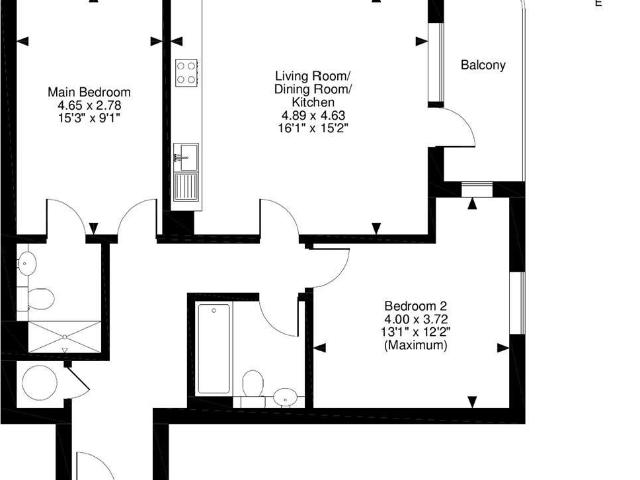 Apartment at Matlock Spa Road, Matlock Town