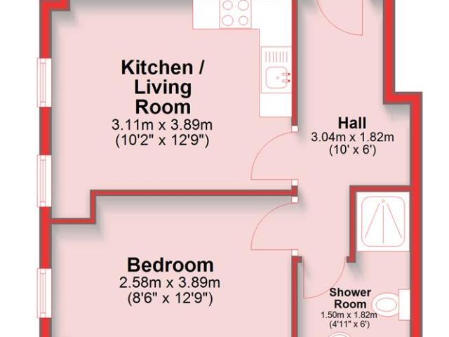 Apartment at South Road Service West, Mid Sussex