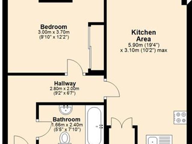 Apartment at South Road Service West, Mid Sussex