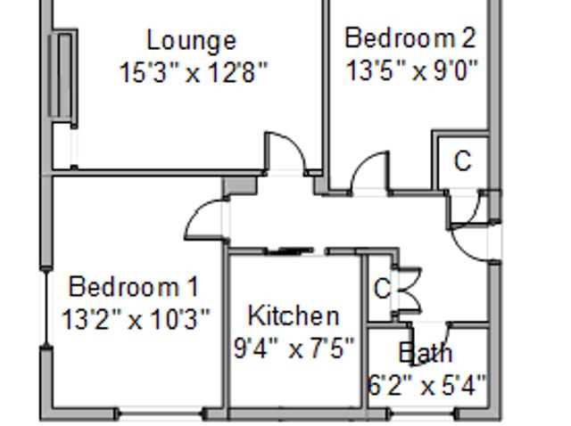 Apartment at Whiteford Place, Dumbarton