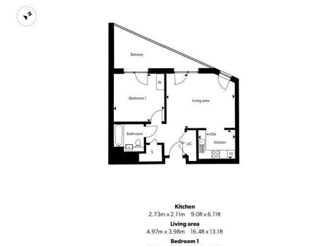Apartment at Tandy Place, Greater London
