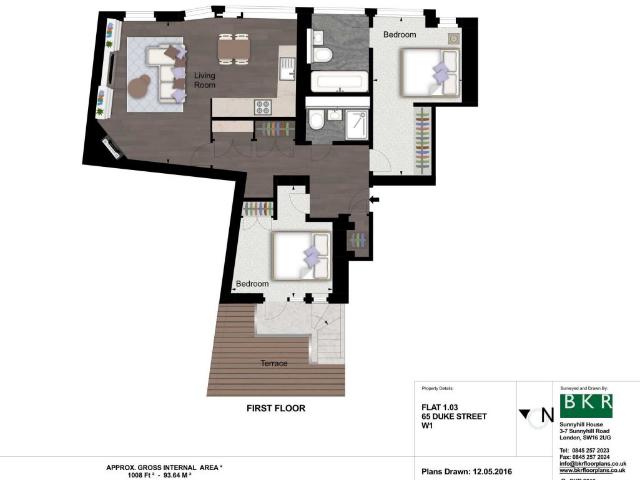 apartment for rent in 1.03, 65 Duke Street, Mayfair, London, W1K 5NX