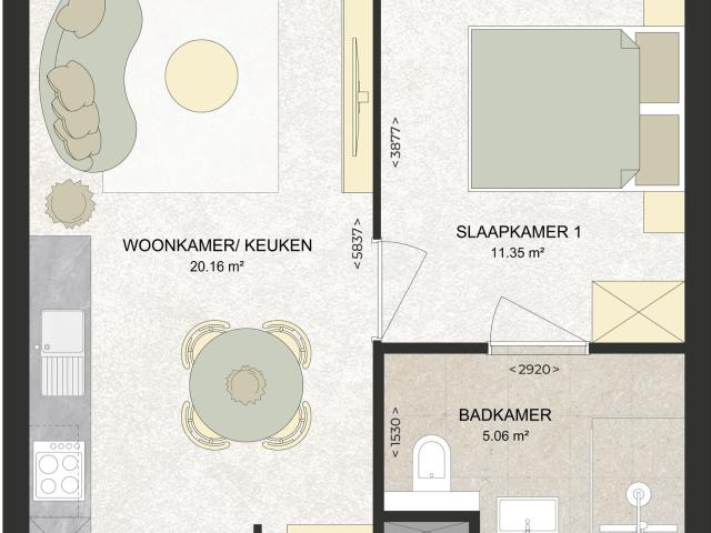Appartement te huur