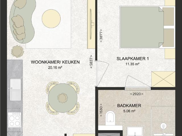 Appartement te huur