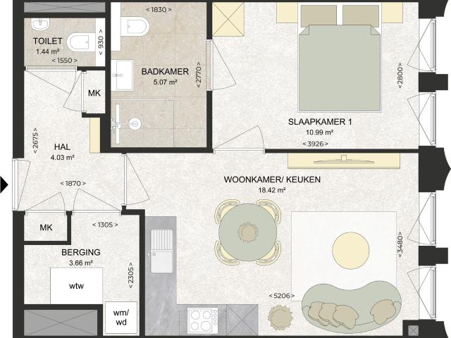 apartment for rent in Kennedylaan 298 2035TR Haarlem Romolenpolder oost Haarlem