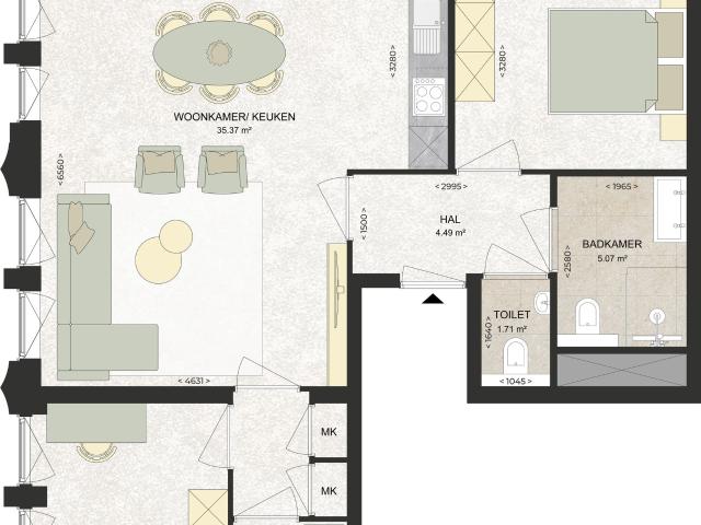 apartment for rent in Kennedylaan 388 2035TR Haarlem Romolenpolder oost Haarlem