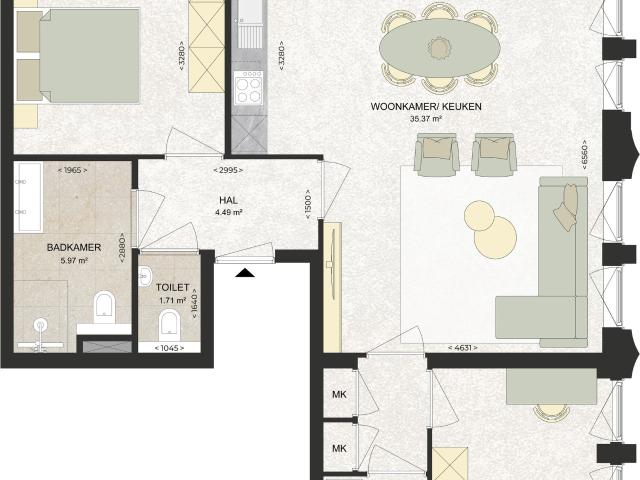 apartment for rent in Kennedylaan 390 2035TR Haarlem Romolenpolder oost Haarlem