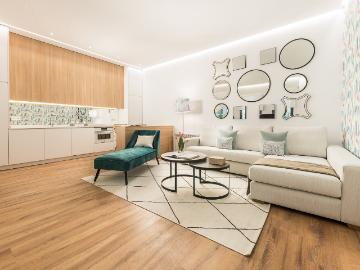 Cozy 2 Bedroom Interior Floor