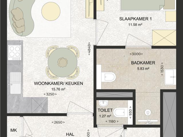 Appartement te huur