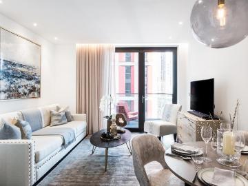 Apartment for rent in The Residence, 4 Charles Clowes Walk, Nine Elms, London, SW11
