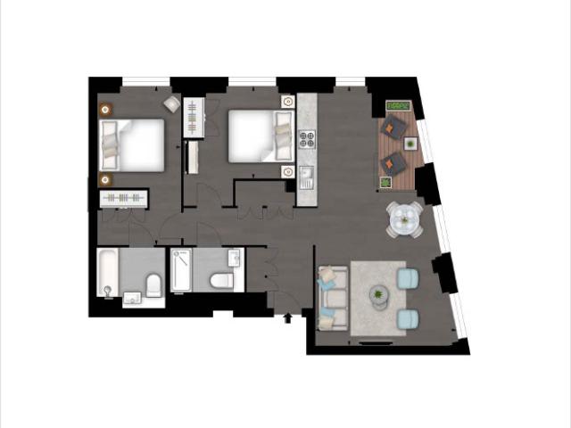 apartment for rent in Thornes House, 4 Charles Clowes Walk, London, SW11 7AG