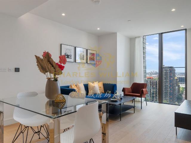 Apartment, Harcourt Tower, Marsh Wall, London E14, 2 bed flat to rent, £3,683 pcm | PrimeLocation