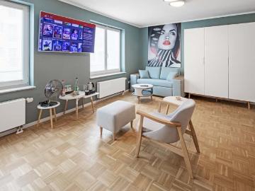 Konkordienplatz - Ausgestattete Küche