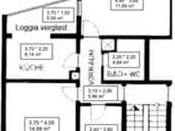 Apartment in Ludwigstraße, Stuttgart for 64 m² with 1 bedroom