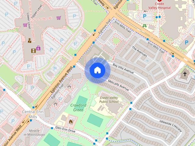 Apartment in Mississauga Central Erin Mills